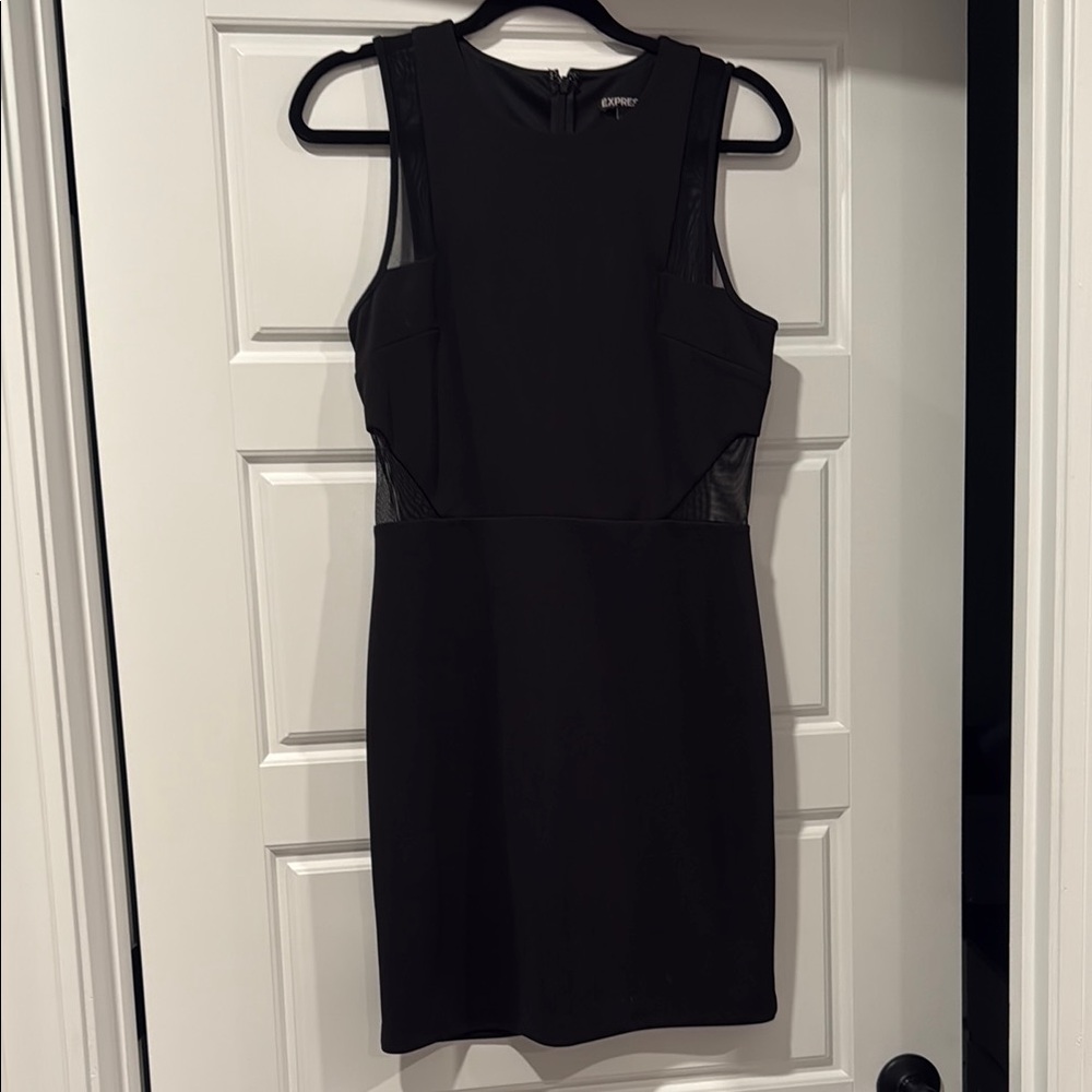 Express Chic Black Mini Dress